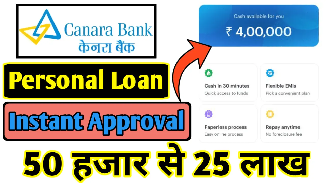 Canara Bank se Personal Loan Kaise Le